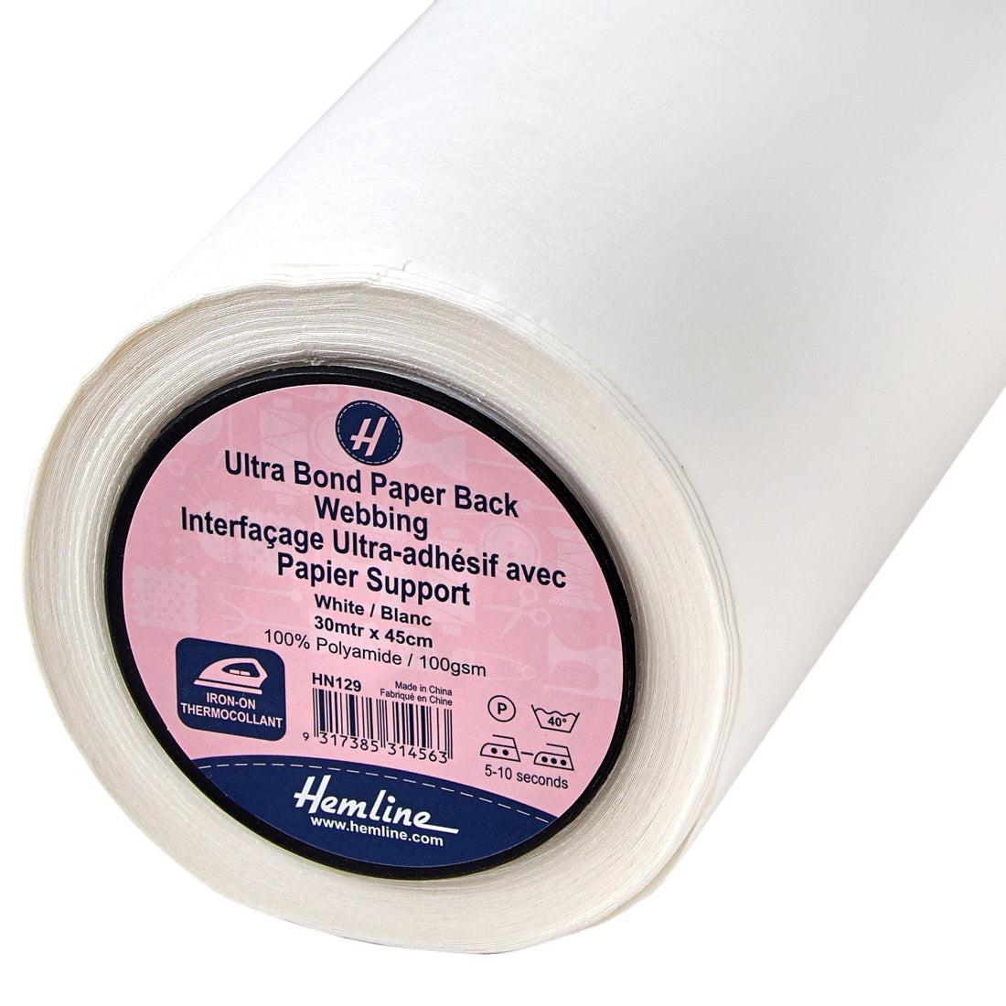 Hemline Craft Accessories Ultra Bond Iron on Adhesive - The Sewing Studio
