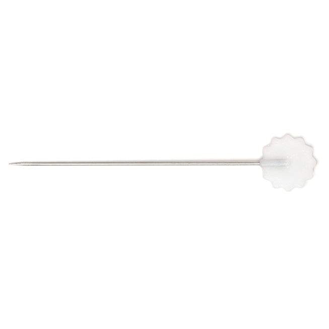 Hemline Pins Pins: Flower-Flat Head: 54mm: Nickel Plated Steel: 60 Pieces - The Sewing Studio