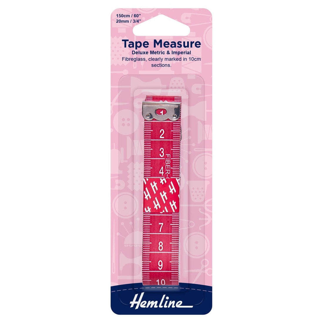 Hemline Quilting Accessories Deluxe Tape Measure - The Sewing Studio