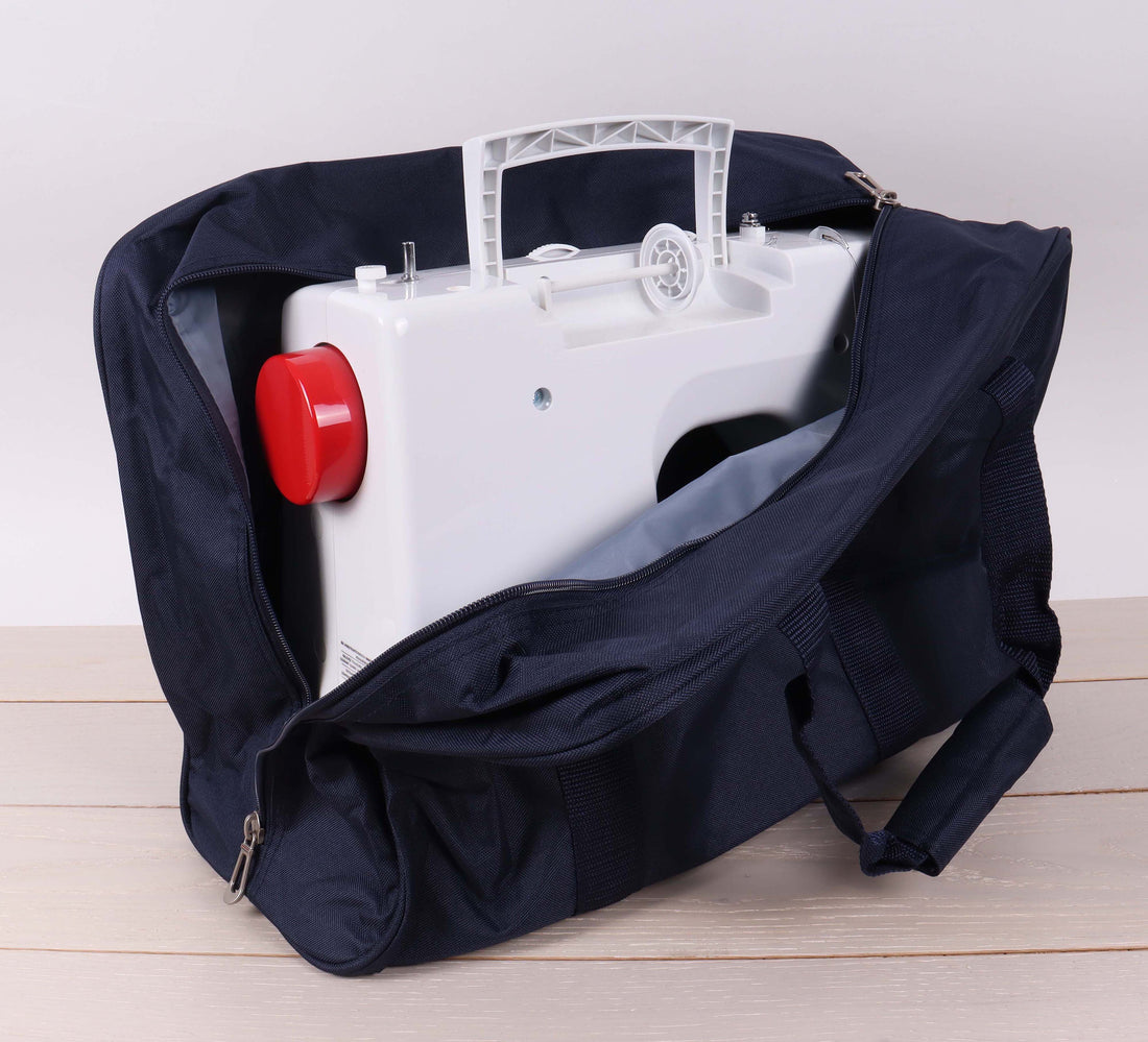 HobbyGift Bags Sewing Machine Bag Navy Fits Standard Domestic Sewing Machine - The Sewing Studio