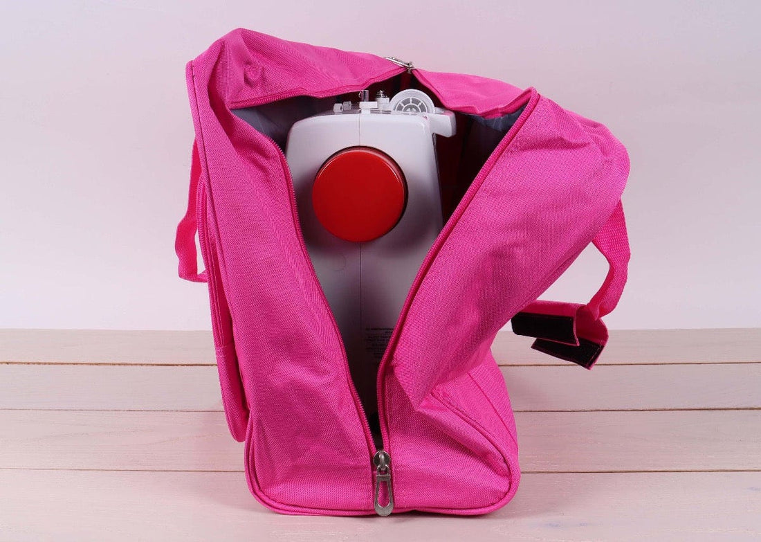 HobbyGift Bags Sewing Machine Bag Pink Fits Standard Domestic Sewing Machine - The Sewing Studio