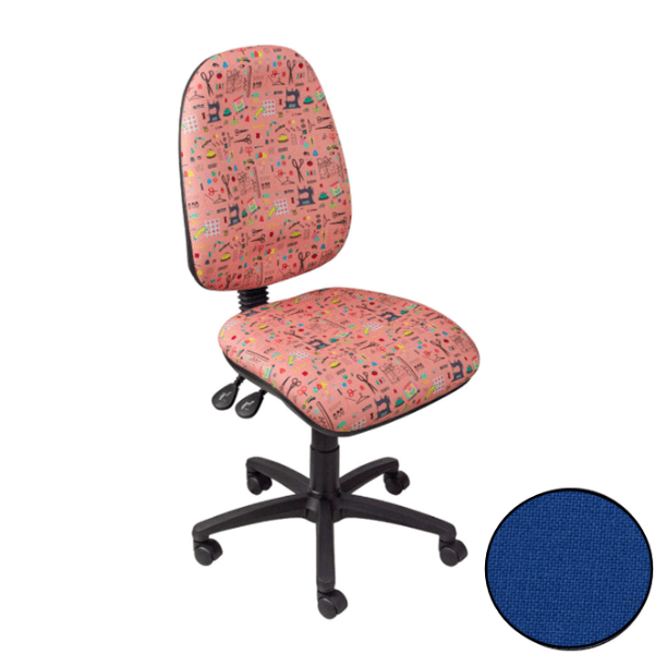 Horn Sewing Cabinets Horn Hobby Chair Adriatic Blue - The Sewing Studio