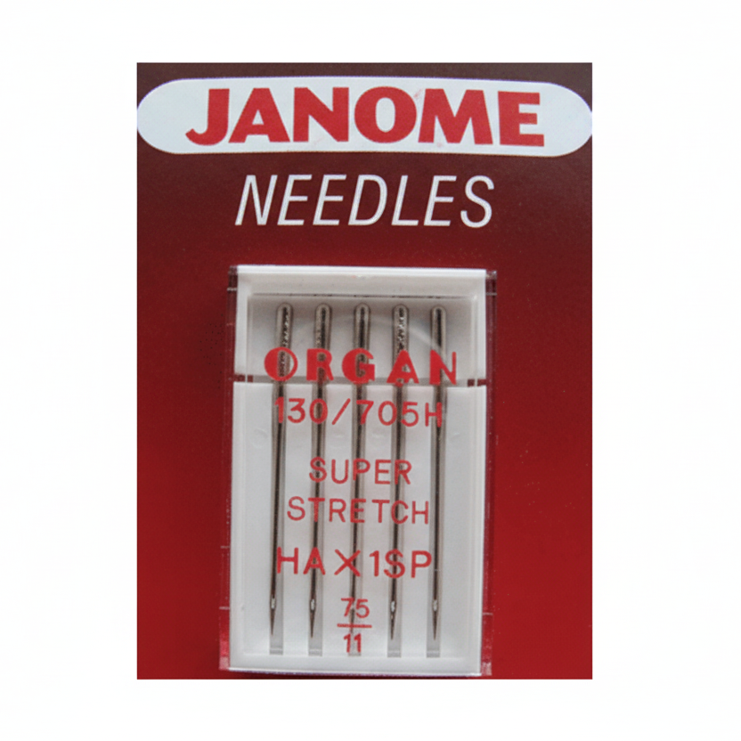 Janome Machine Needles Janome HA 15X1SP Ball Point / Stretch Needle - Size 75/11 - The Sewing Studio