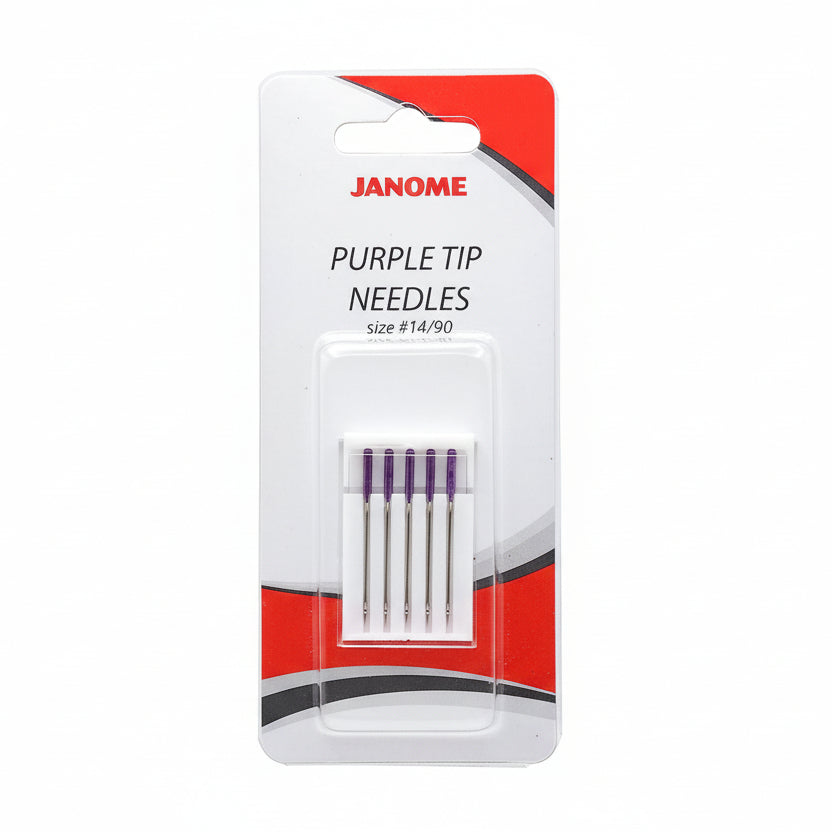 Janome Machine Needles Janome Purple Tip Needles Size 14/90 - The Sewing Studio