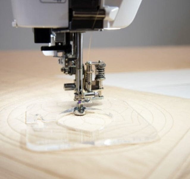 Janome Sewing Machine Accessories Janome 1/4 Inch Ruler Foot Set for Straight stitch only Machines - The Sewing Studio