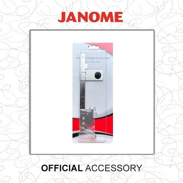 Janome Sewing Machine Accessories Janome Circular Attachment For Models With Oblong Shaped Hook Cover and 3 Lugs 202135007 - The Sewing Studio