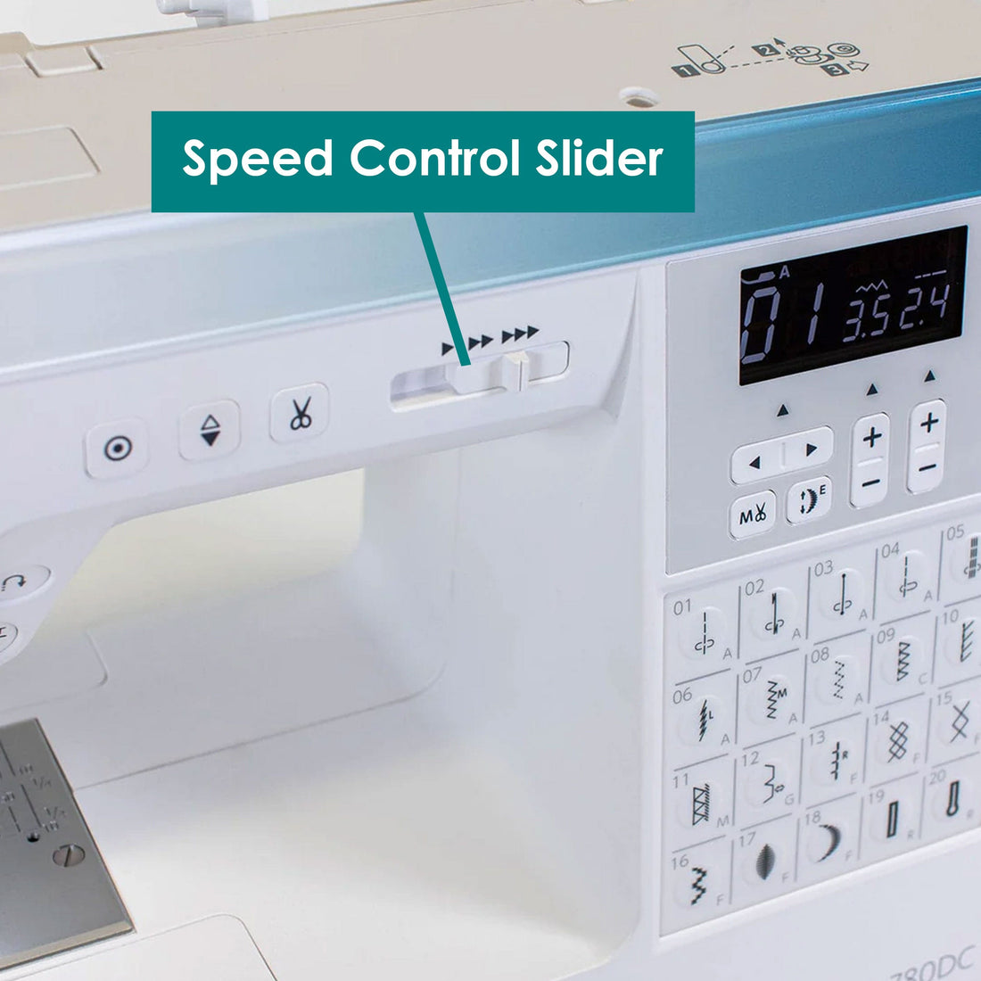 Janome Sewing Machines EX-DISPLAY Janome Sewist 780DC Sewing Machine  - The Sewing Studio