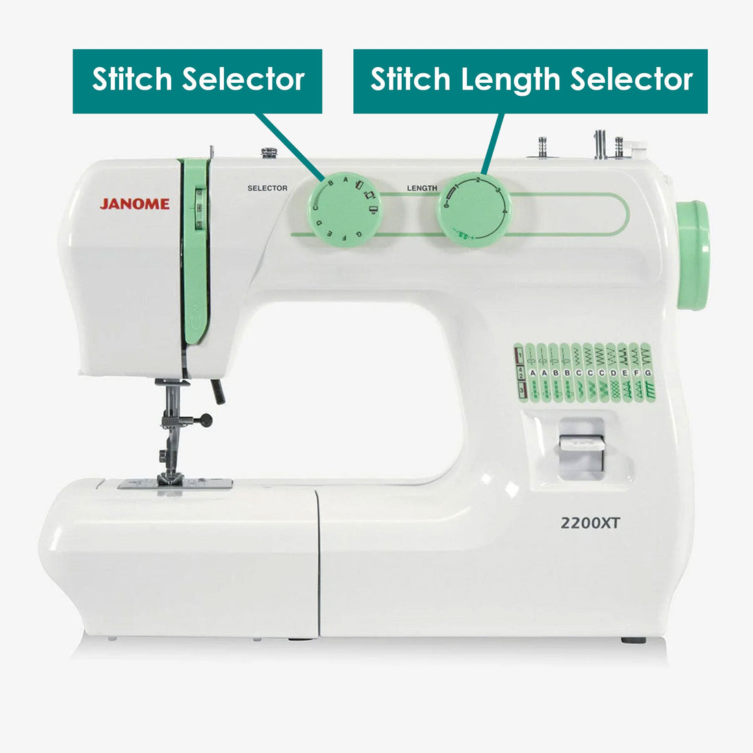 Janome Sewing Machines Janome 2200XT Sewing Machine - The Sewing Studio