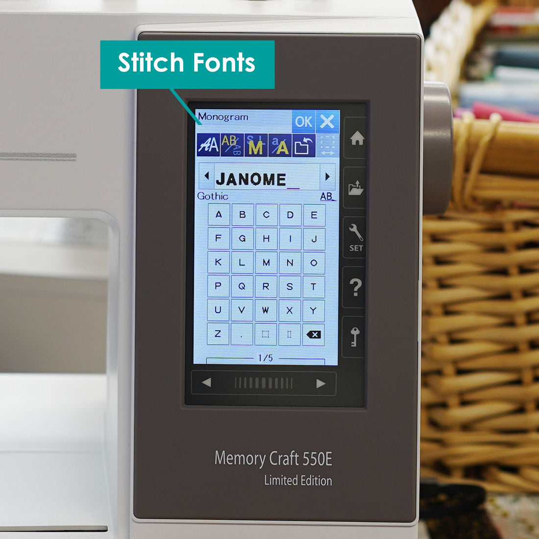 Janome Sewing Machines Janome Memory Craft 550E LE Embroidery Only Machine - The Sewing Studio