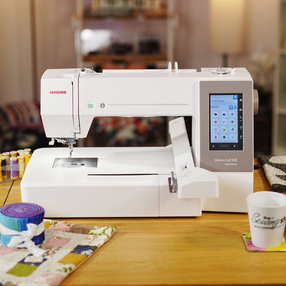 Janome Sewing Machines Janome Memory Craft 550E LE Embroidery Only Machine - The Sewing Studio