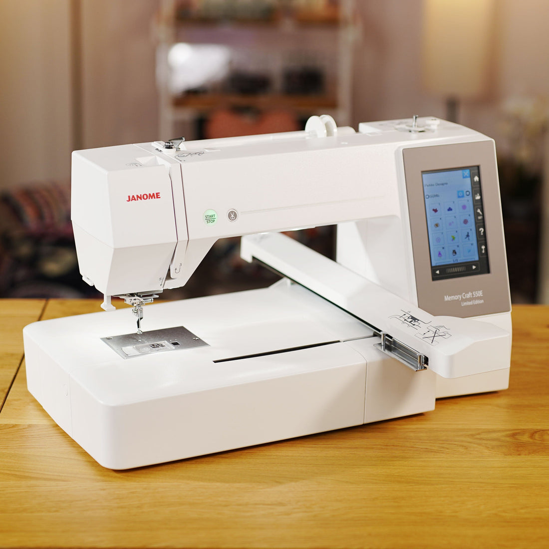 Janome Sewing Machines Janome Memory Craft 550E LE Embroidery Only Machine - The Sewing Studio