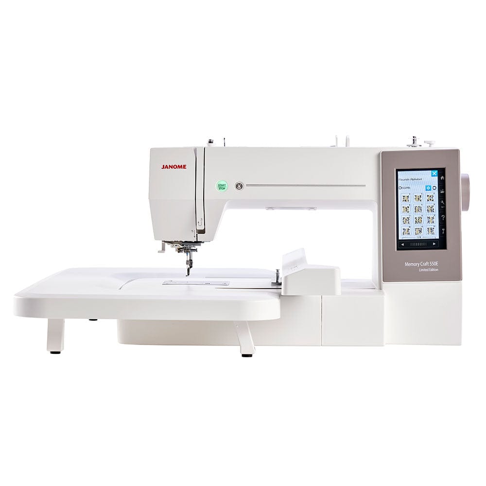 Janome Sewing Machines Janome Memory Craft 550E LE Embroidery Only Machine - The Sewing Studio