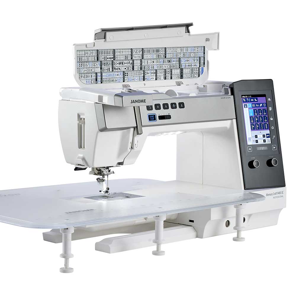 Janome Memory Craft 9480QCP Sewing Machine + FREE Ruler work Set
