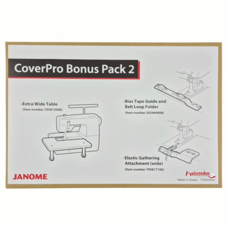 Janome CoverPro Bonus Pack 2