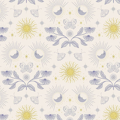 Lewis And Irene Celestial Garden On Cream With Gold Metallic A757-1