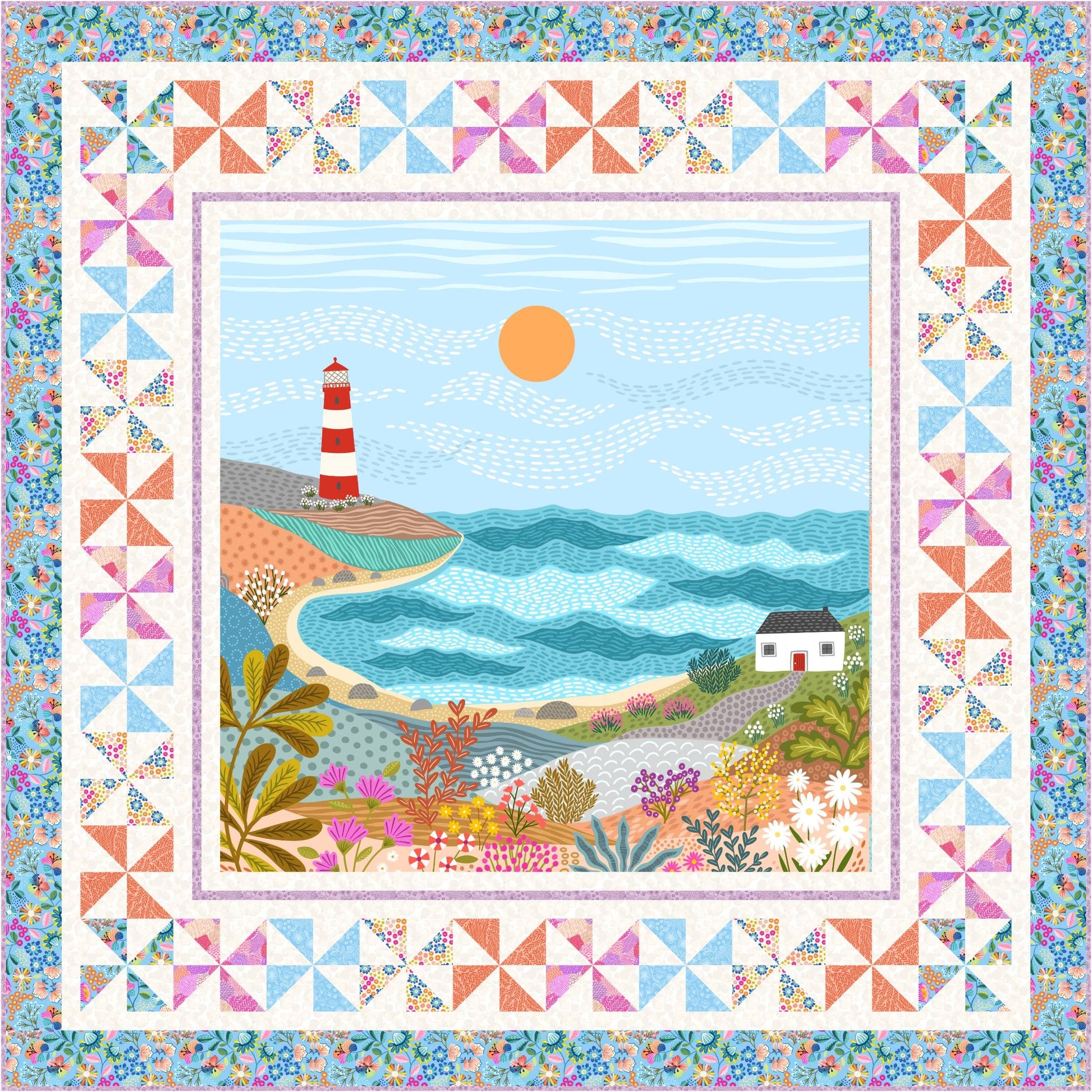 Lewis and Irene Download Free Pattern: Creative Landscapes Quilt Coast or Mountain  - The Sewing Studio
