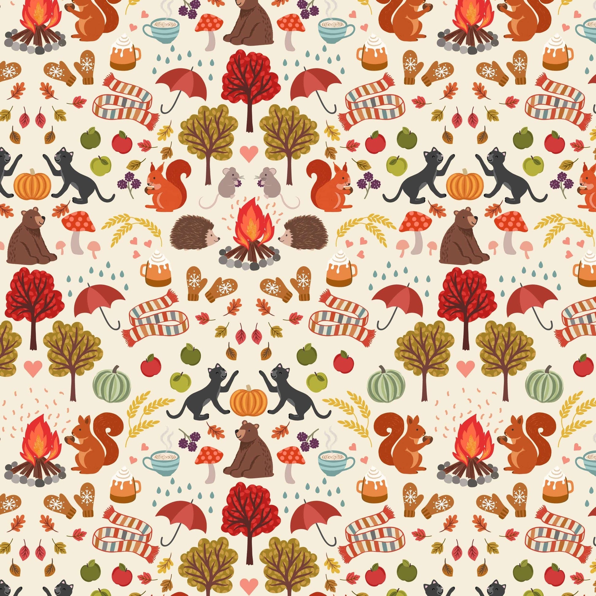 Lewis and Irene Fabric Lewis and Irene Small Things Snuggle Season  - The Sewing Studio