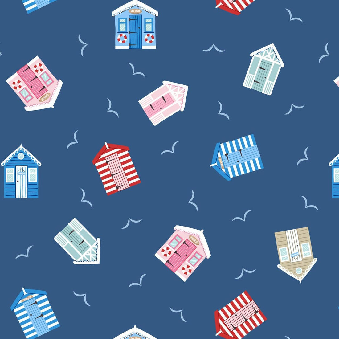 Lewis and Irene Fabric Lewis and Irene Small Things Coastal - The Sewing Studio