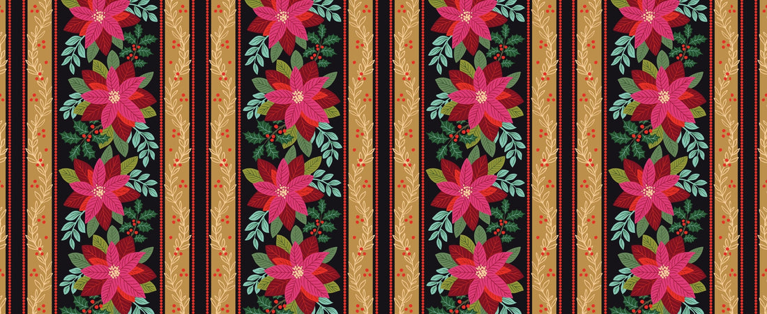 Lewis and Irene Fabric Lewis and Irene Christmas Fabric All is Bright by Stuart Hillard - The Sewing Studio