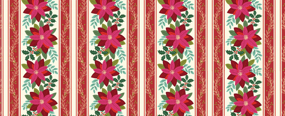 Lewis and Irene Fabric Lewis and Irene Christmas Fabric All is Bright by Stuart Hillard - The Sewing Studio