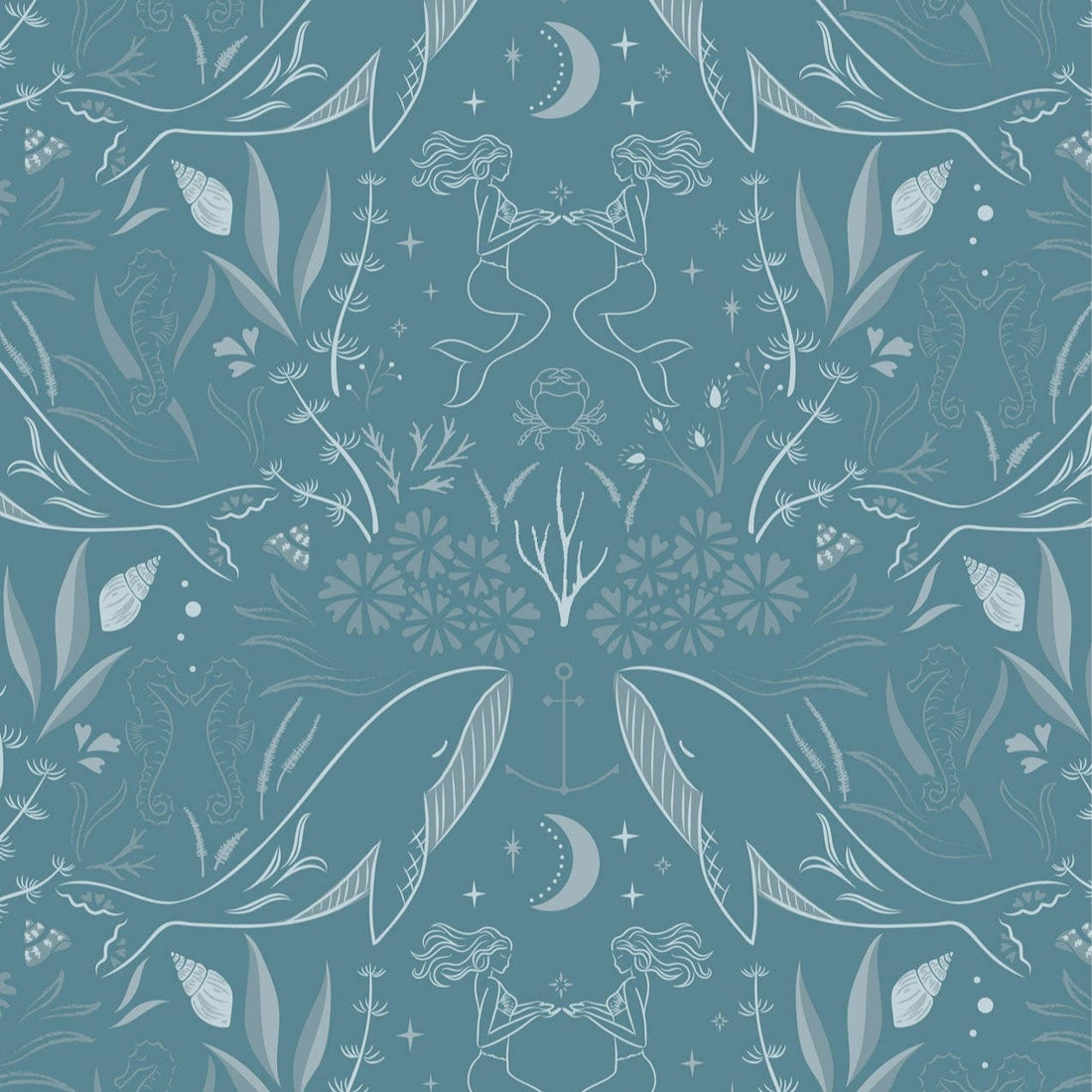 Lewis and Irene Fabric Lewis and Irene Sound of The Sea - The Sewing Studio