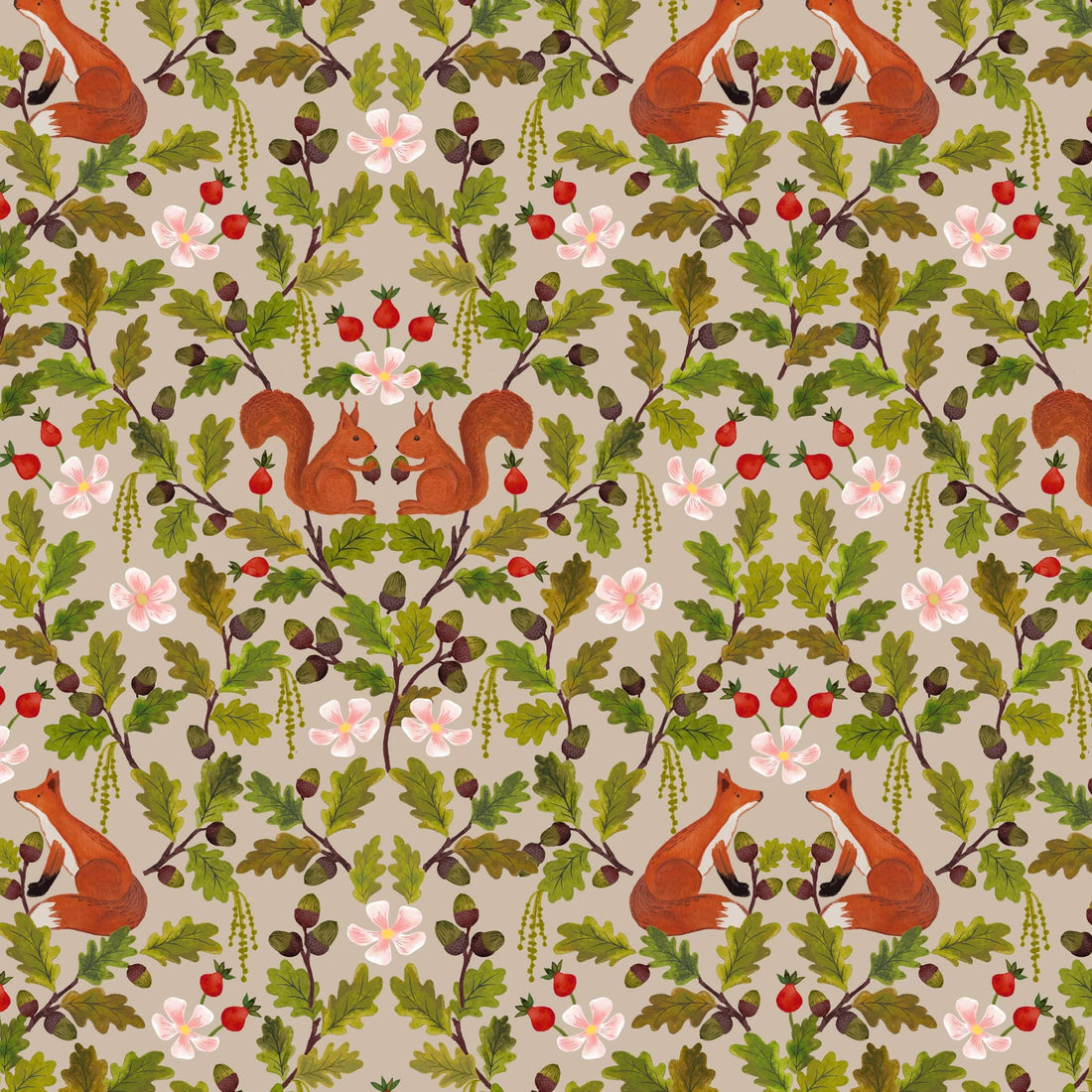 Lewis and Irene Fabric Lewis and Irene Old Quercus - The Sewing Studio