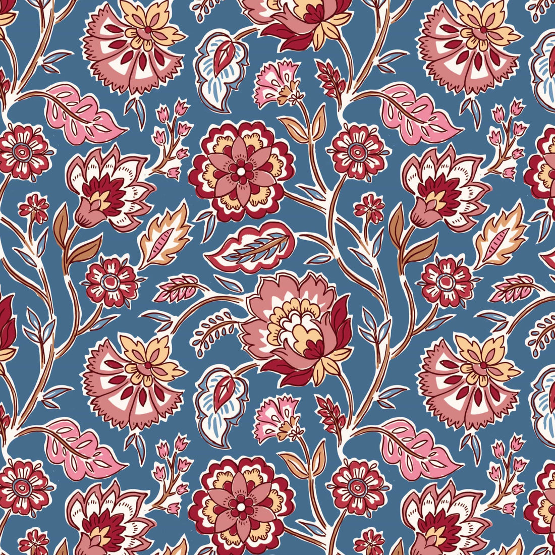 Lewis and Irene Fabric Lewis and Irene Indian Summer By Stuart Hillard - The Sewing Studio