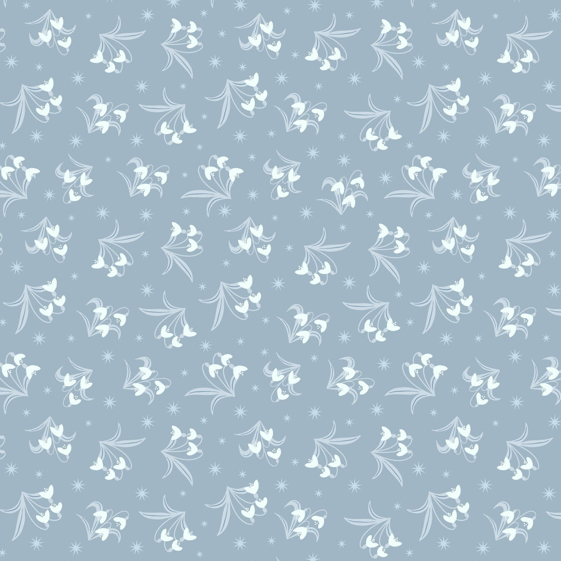 Lewis and Irene Fabric Lewis and Irene A Winters Moon Pearlescent Fabric - The Sewing Studio