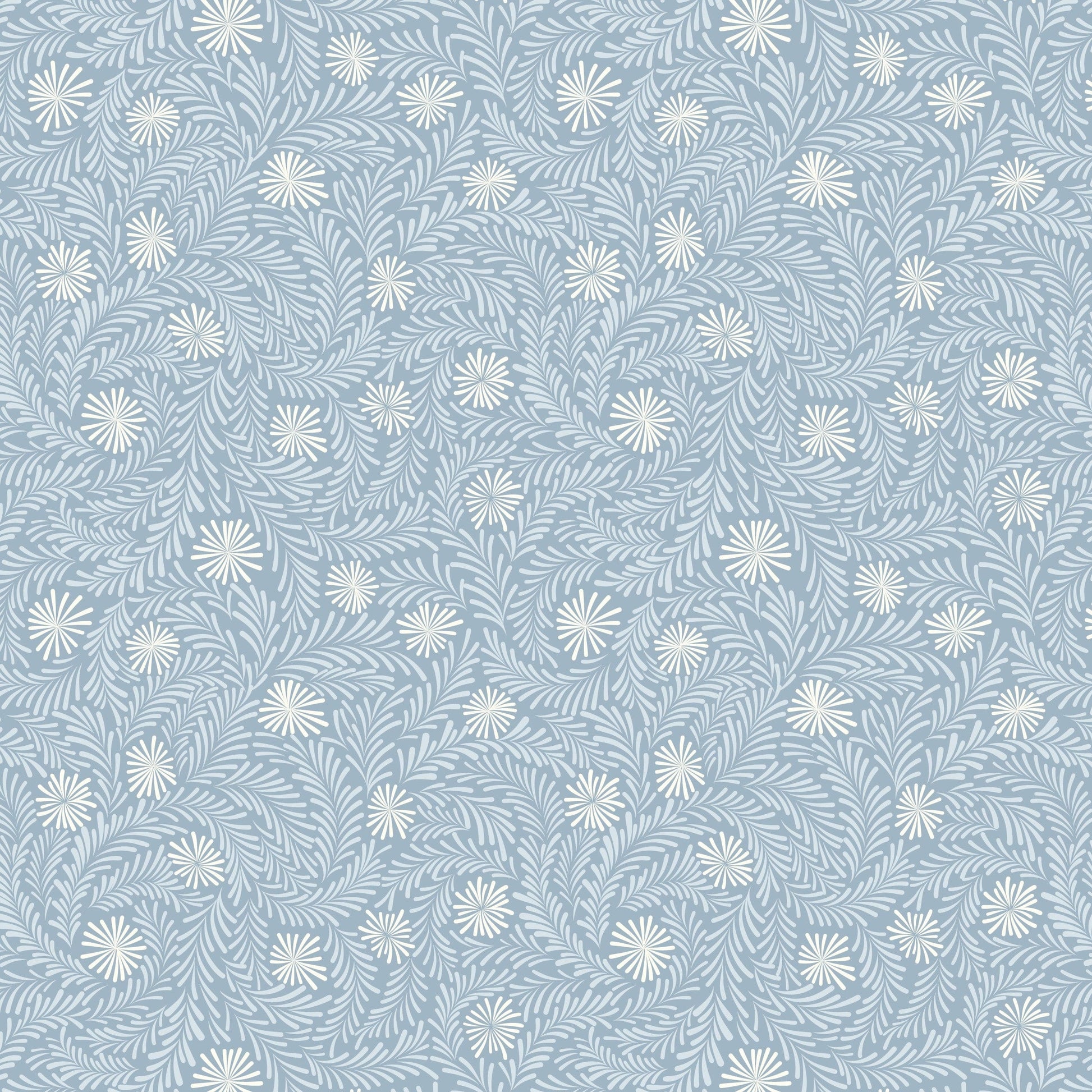 Lewis and Irene Fabric Lewis and Irene A Winters Moon Pearlescent Fabric  - The Sewing Studio