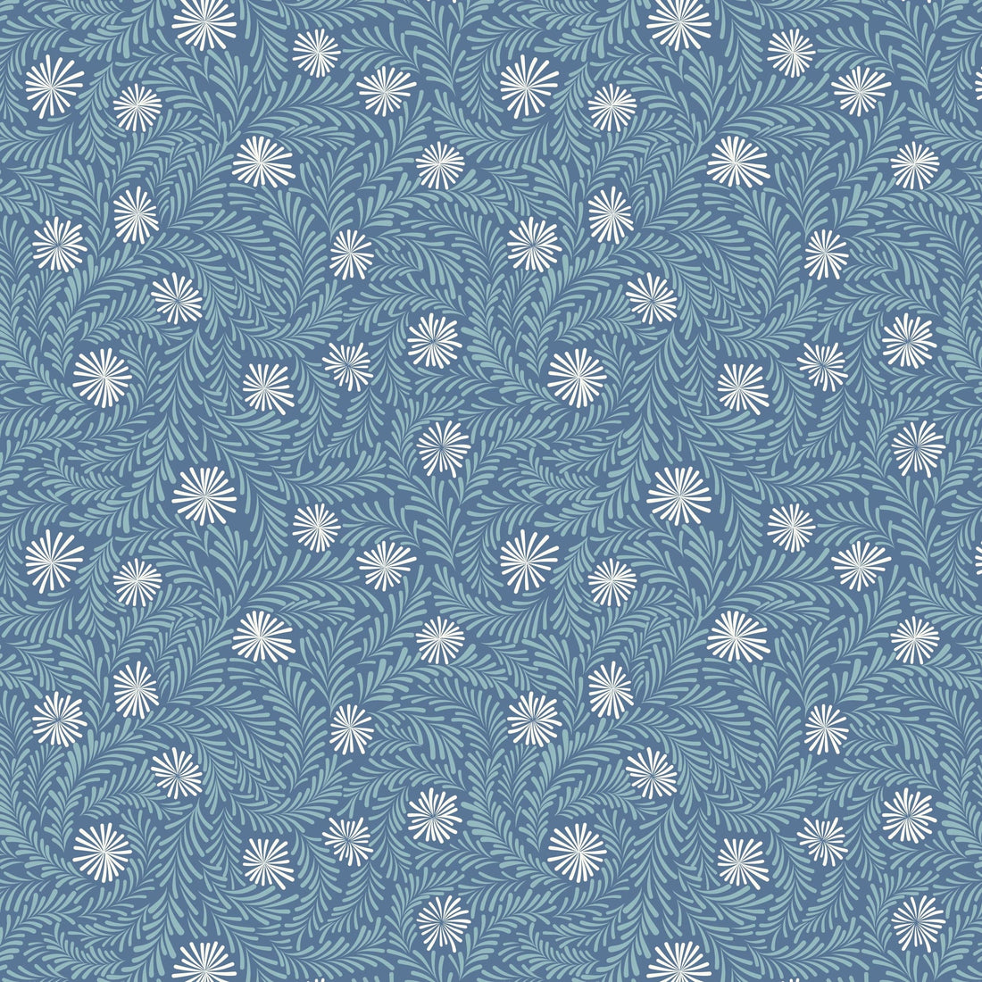 Lewis and Irene Fabric Lewis and Irene A Winters Moon Pearlescent Fabric - The Sewing Studio