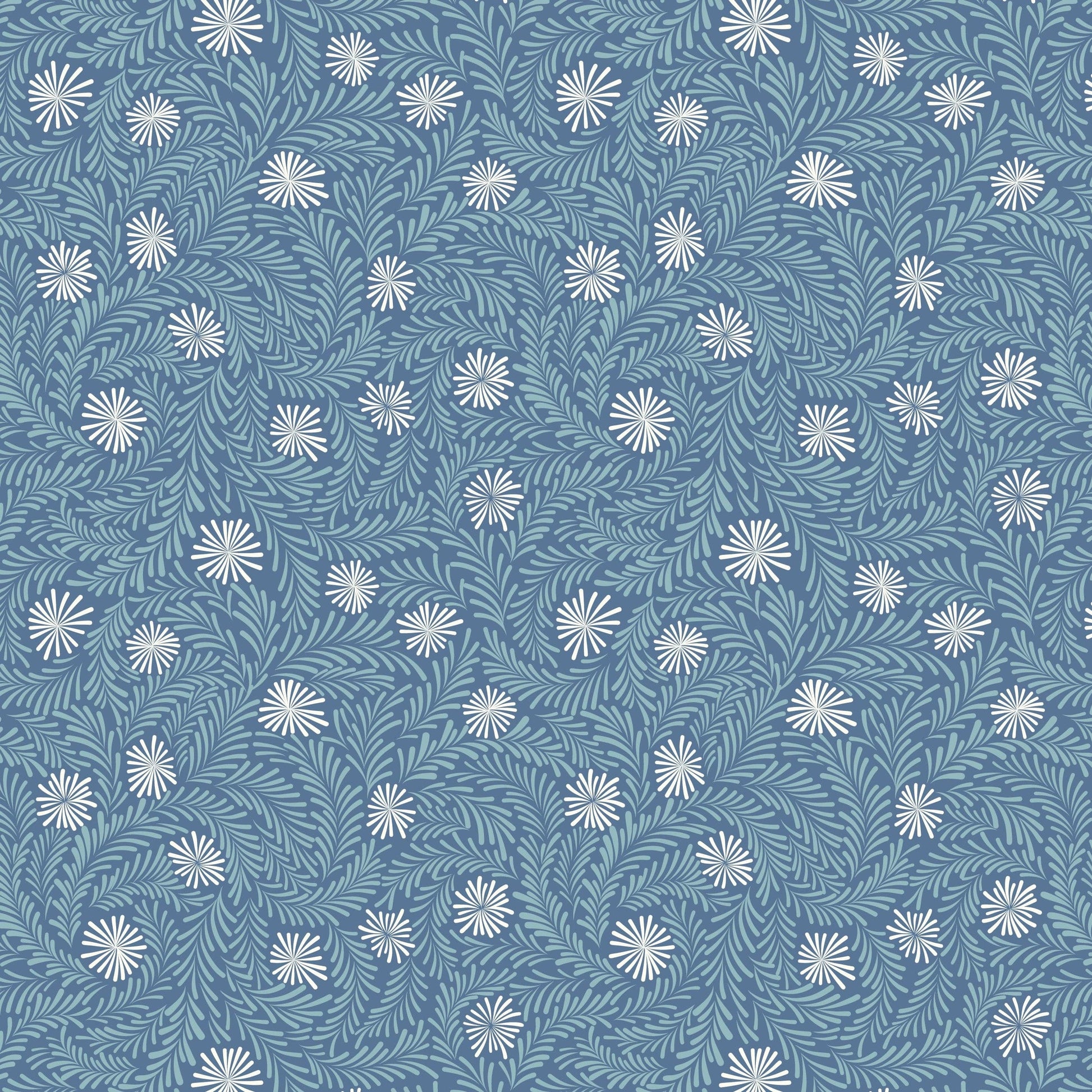 Lewis and Irene Fabric Lewis and Irene A Winters Moon Pearlescent Fabric  - The Sewing Studio