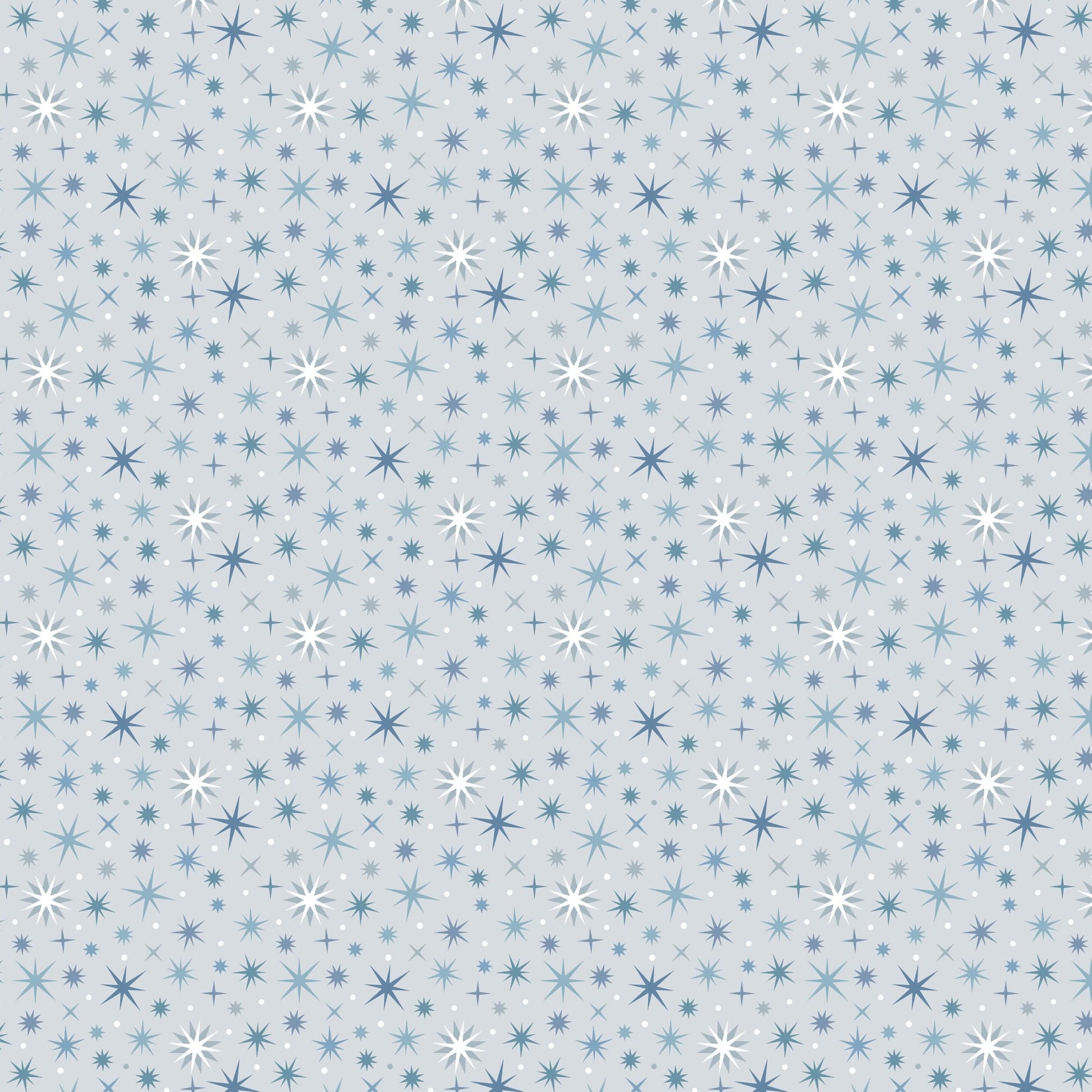 Lewis and Irene Fabric Lewis and Irene A Winters Moon Pearlescent Fabric  - The Sewing Studio