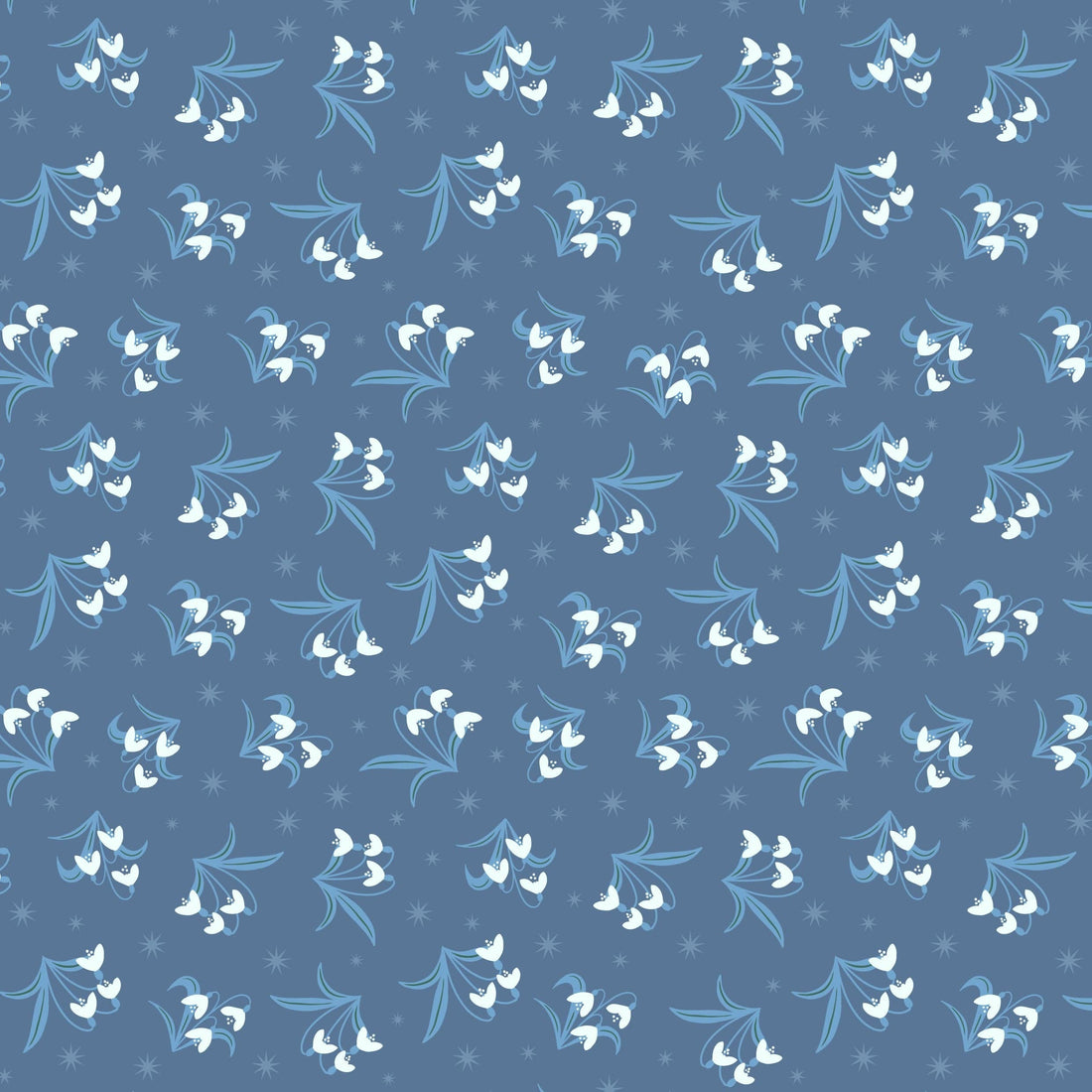 Lewis and Irene Fabric Lewis and Irene A Winters Moon Pearlescent Fabric - The Sewing Studio