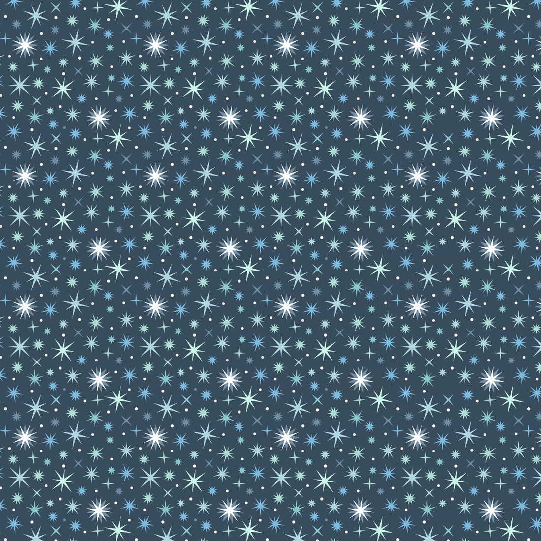 Lewis and Irene Fabric Lewis and Irene A Winters Moon Pearlescent Fabric - The Sewing Studio