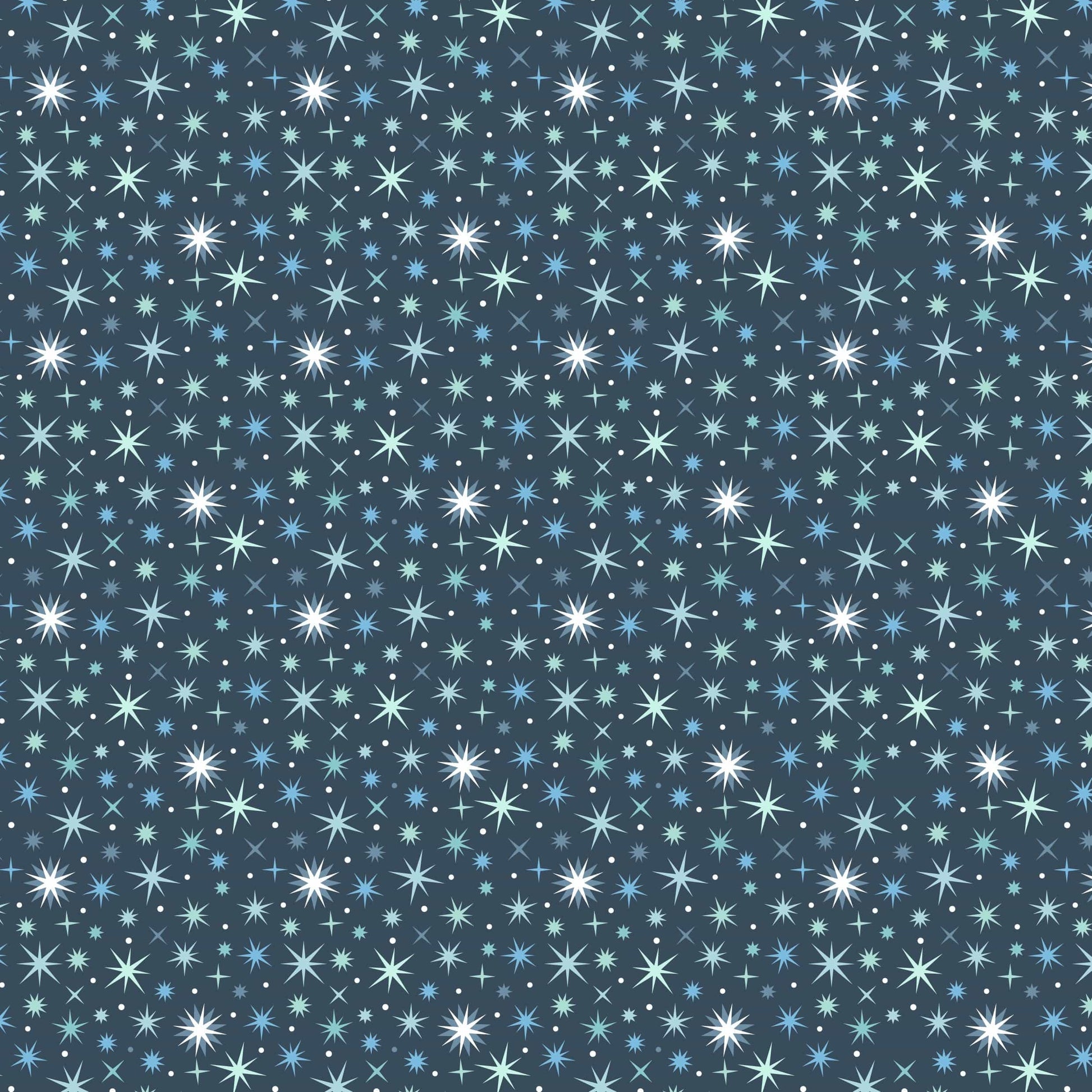 Lewis and Irene Fabric Lewis and Irene A Winters Moon Pearlescent Fabric  - The Sewing Studio