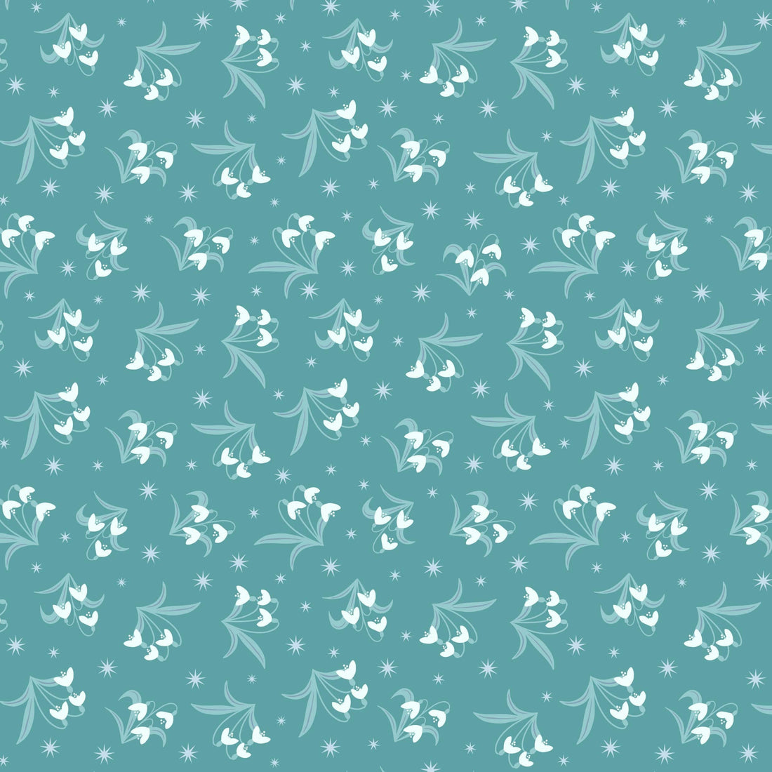 Lewis and Irene Fabric Lewis and Irene A Winters Moon Pearlescent Fabric - The Sewing Studio