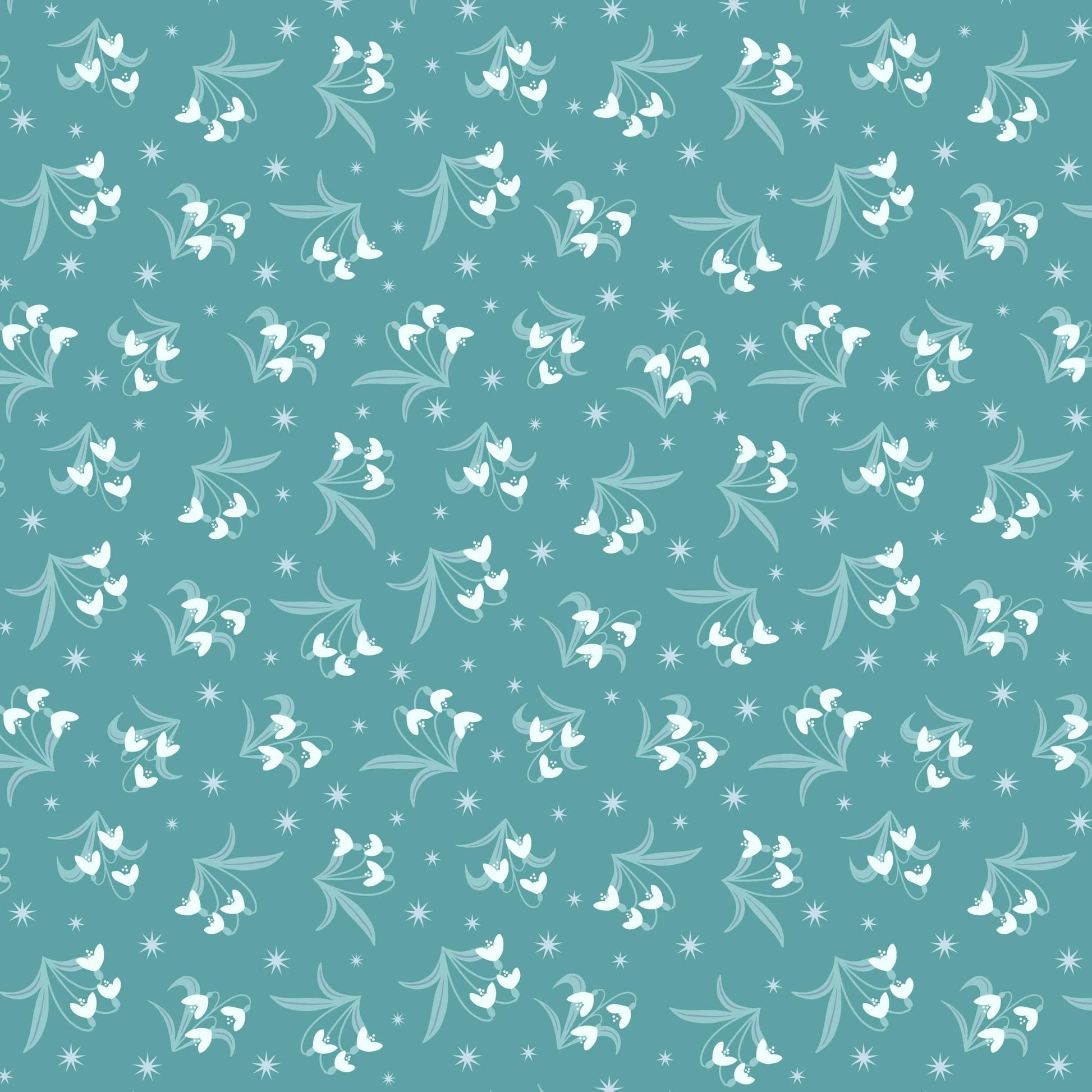 Lewis and Irene Fabric Lewis and Irene A Winters Moon Pearlescent Fabric  - The Sewing Studio