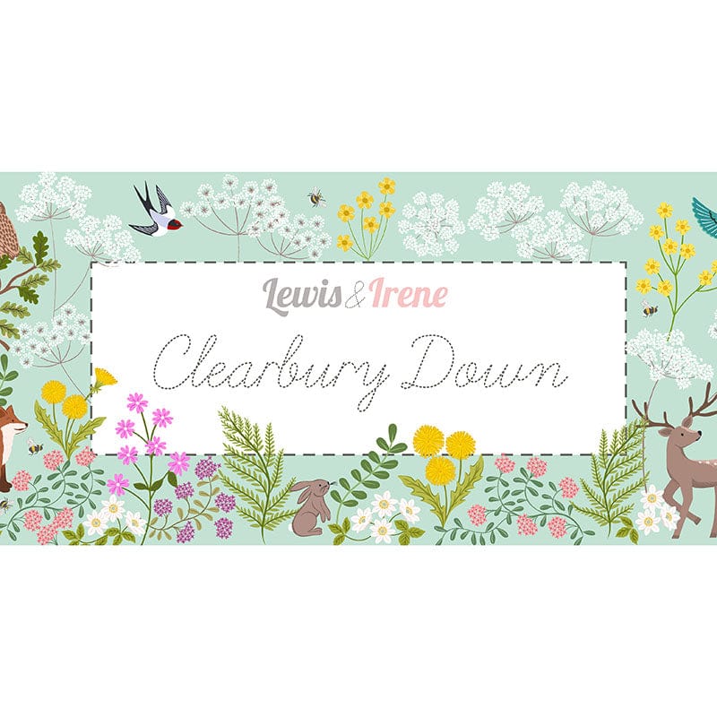 Lewis and Irene Fabric Lewis And Irene Clearbury Down Birds Cream A817-1 - The Sewing Studio