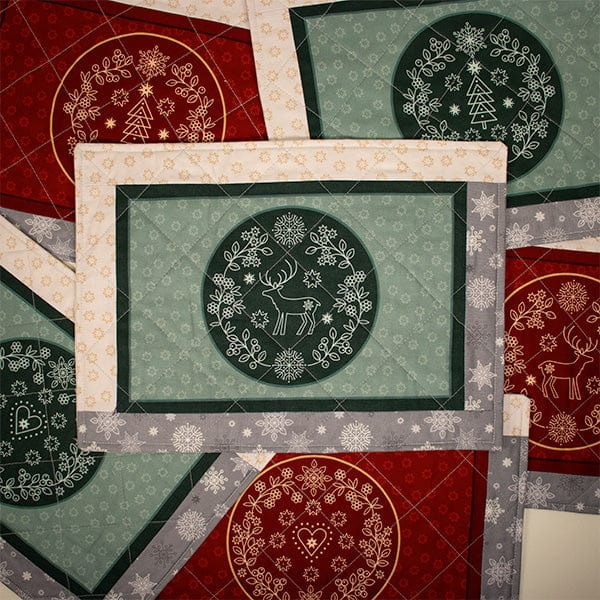 Lewis and Irene Fabric Lewis And Irene Fabric Saariselka Placemats Fabric Panel C90 - The Sewing Studio