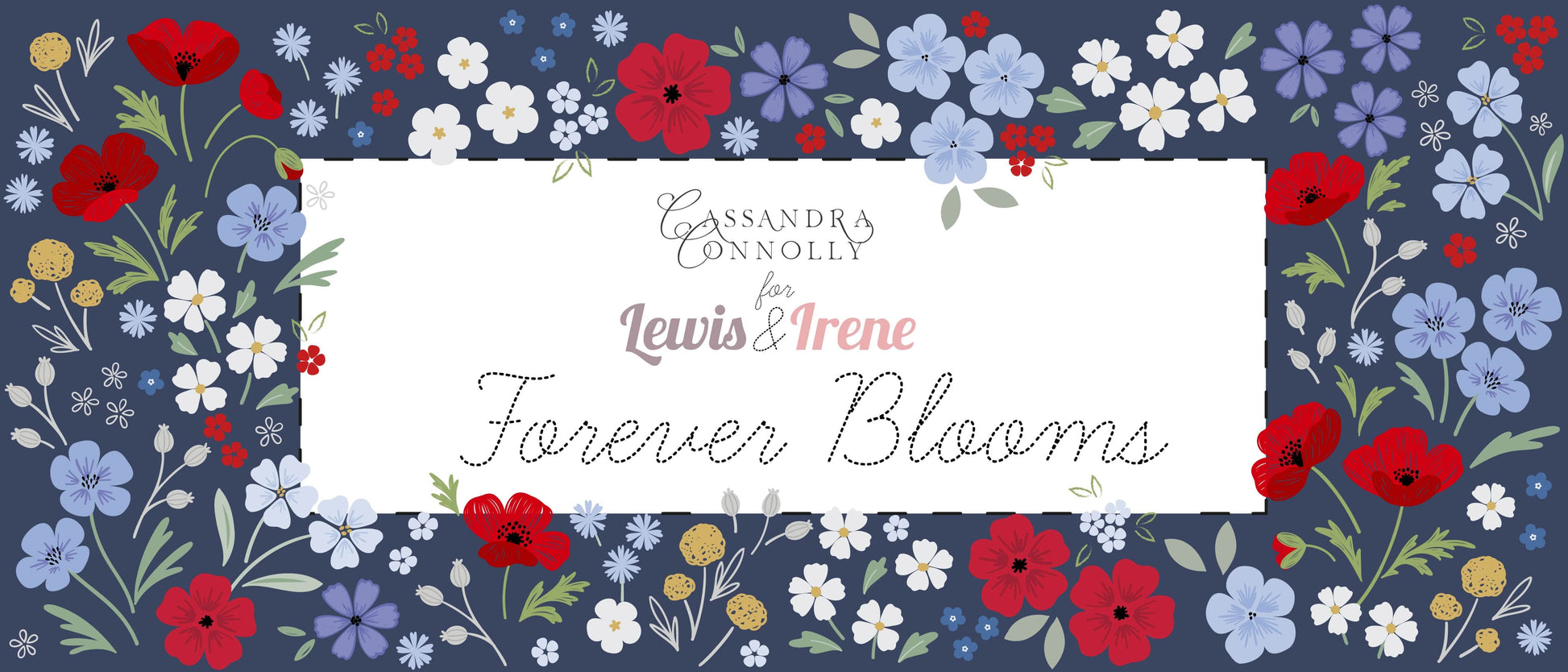 Lewis and Irene Fabric Lewis and Irene Forever Blooms  - The Sewing Studio