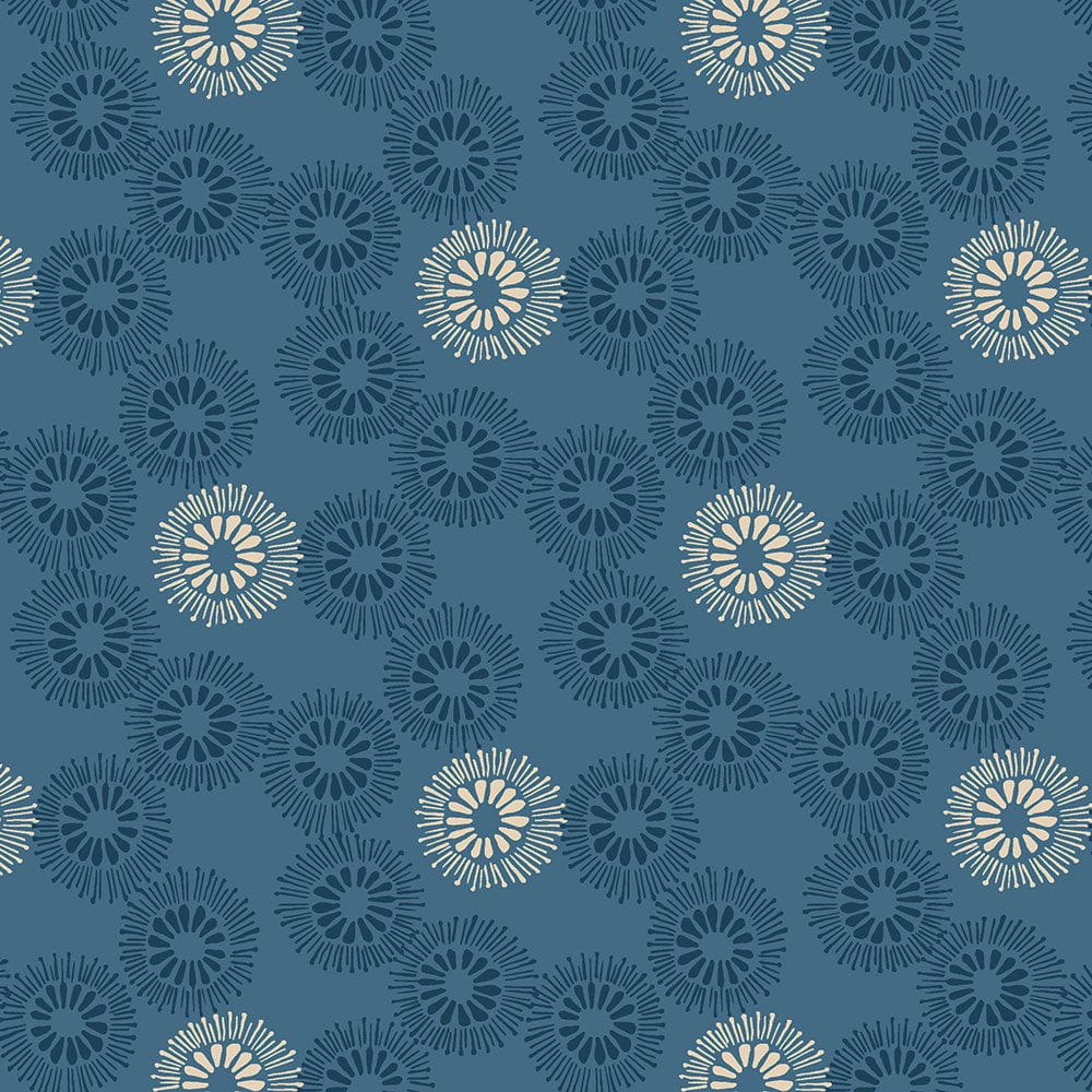 Lewis and Irene Fabric Lewis And Irene Hajime Allover Flower SH15 - The Sewing Studio