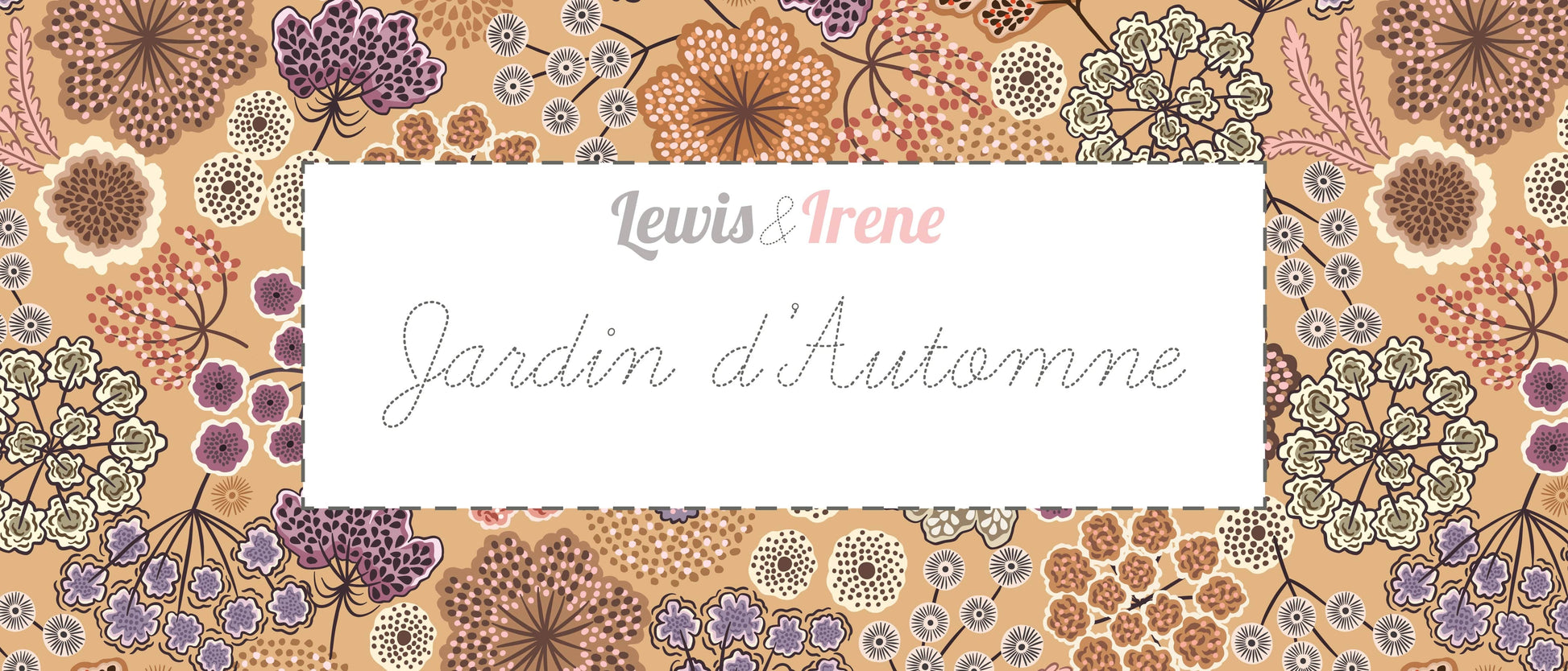 Lewis and Irene Fabric Lewis and Irene Jardin d'Automne  - The Sewing Studio