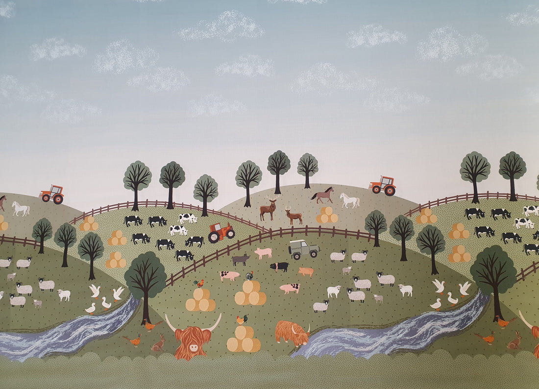 Lewis and Irene Fabric Lewis and Irene Small Things Countryside - The Sewing Studio
