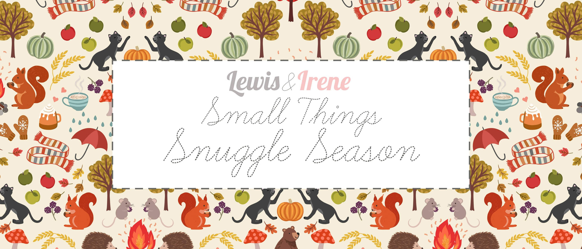 Lewis and Irene Fabric Lewis and Irene Small Things Snuggle Season  - The Sewing Studio
