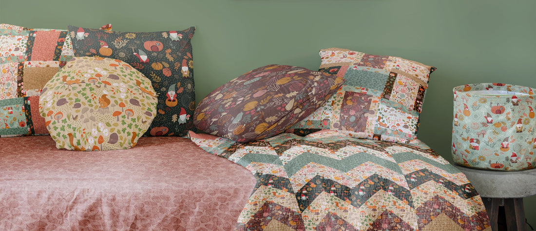 Lewis and Irene Fabric Lewis and Irene Snuggle Up Season Flannel - The Sewing Studio