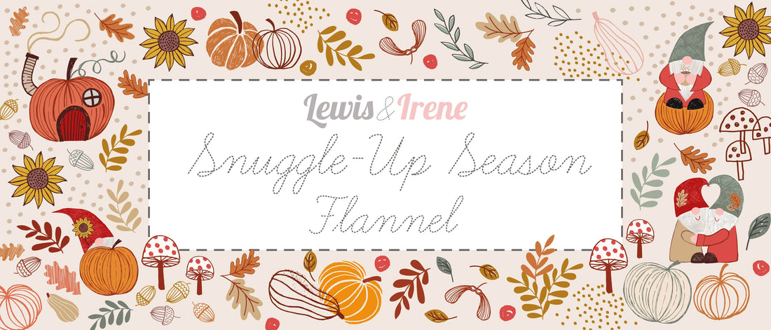 Lewis and Irene Fabric Lewis and Irene Snuggle Up Season Flannel - The Sewing Studio