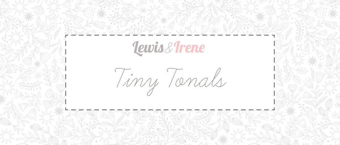 Lewis and Irene Fabric Lewis and Irene Tiny Tonals Autumn Winter 2025 - The Sewing Studio
