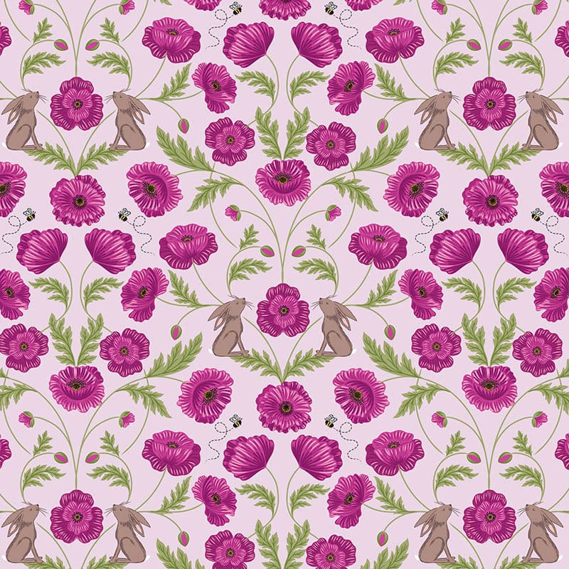 Lewis and Irene Fabric Lewis and Irene Poppies - The Sewing Studio