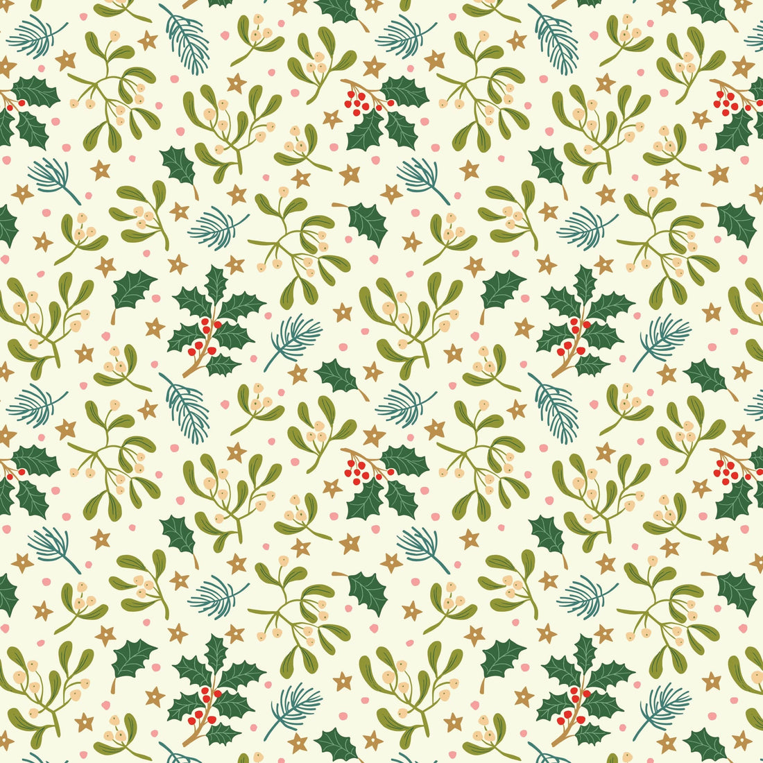 Lewis and Irene Fabric Lewis and Irene Christmas Fabric All is Bright by Stuart Hillard - The Sewing Studio