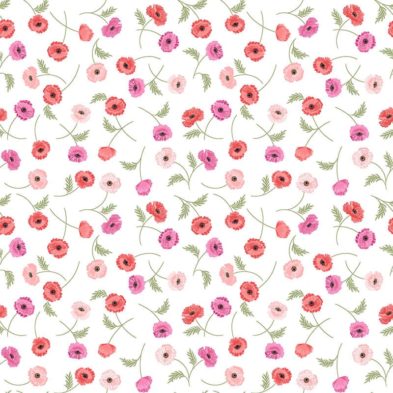 Lewis and Irene Fabric Lewis and Irene Poppies - The Sewing Studio